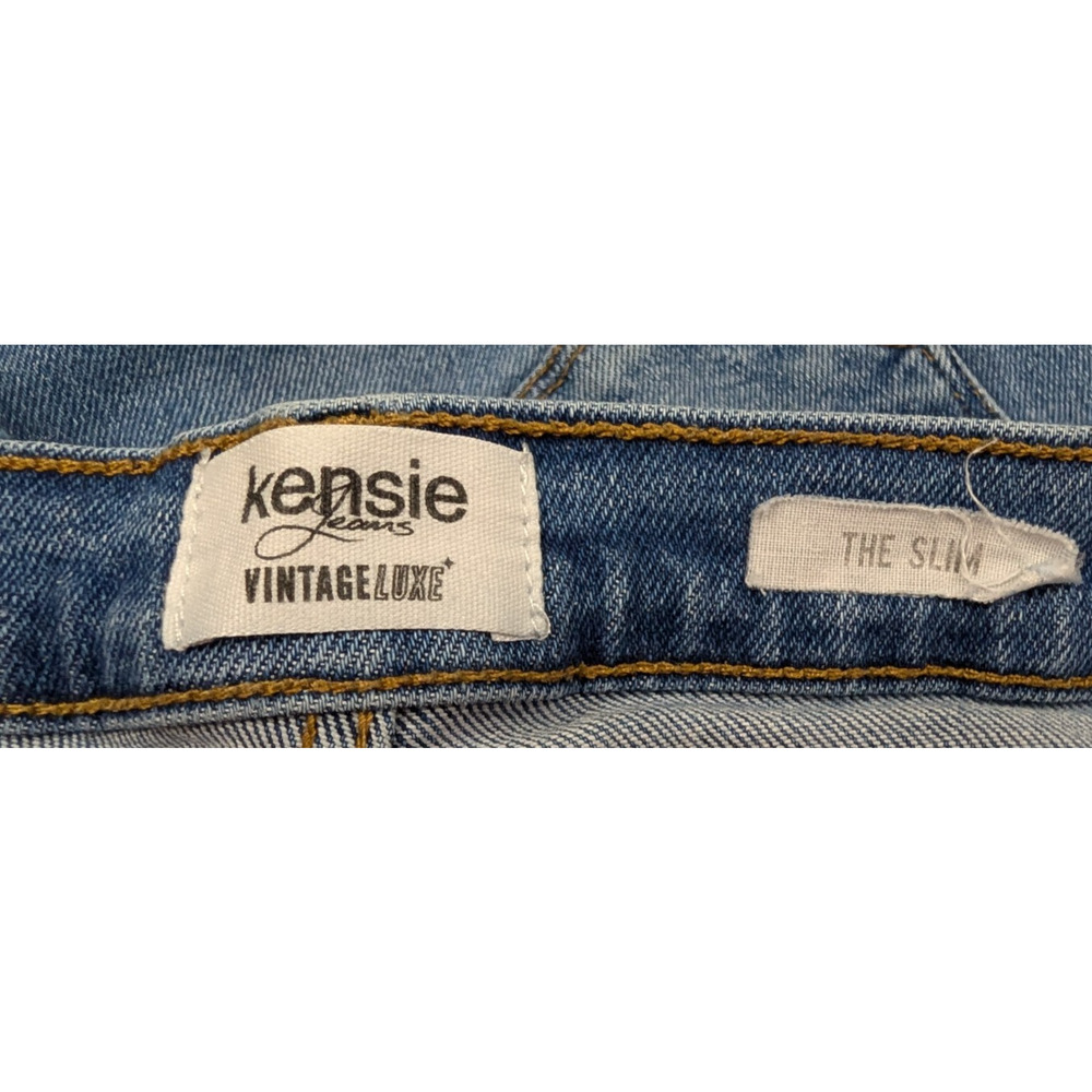 Kensie High Rise Jeans in Light Blue Wash. 12/21. Like New!🔥 - Picture 8 of 10